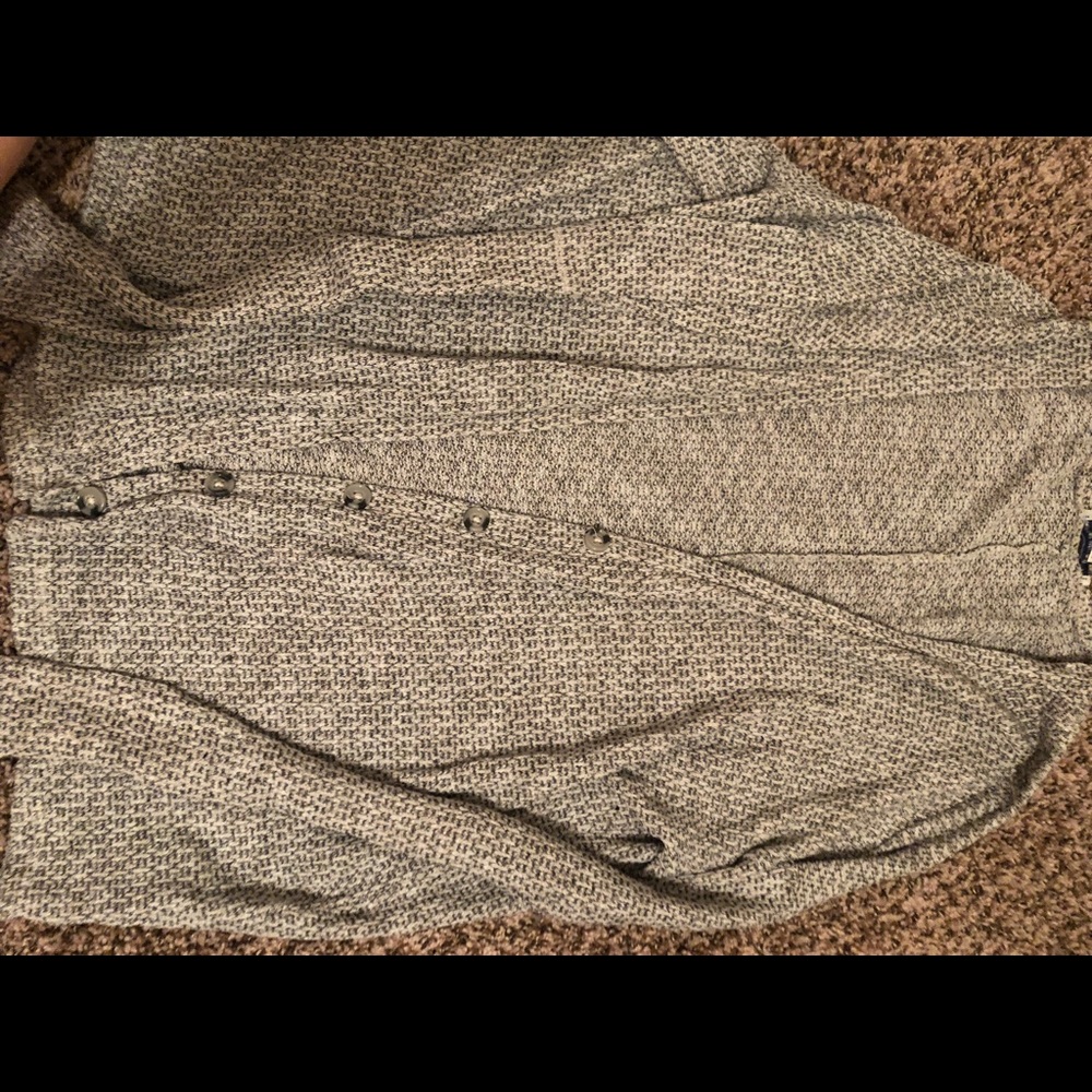 really cute fabric printed cardigan